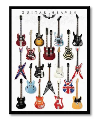 Guitar Heaven - Obraz na płótnie