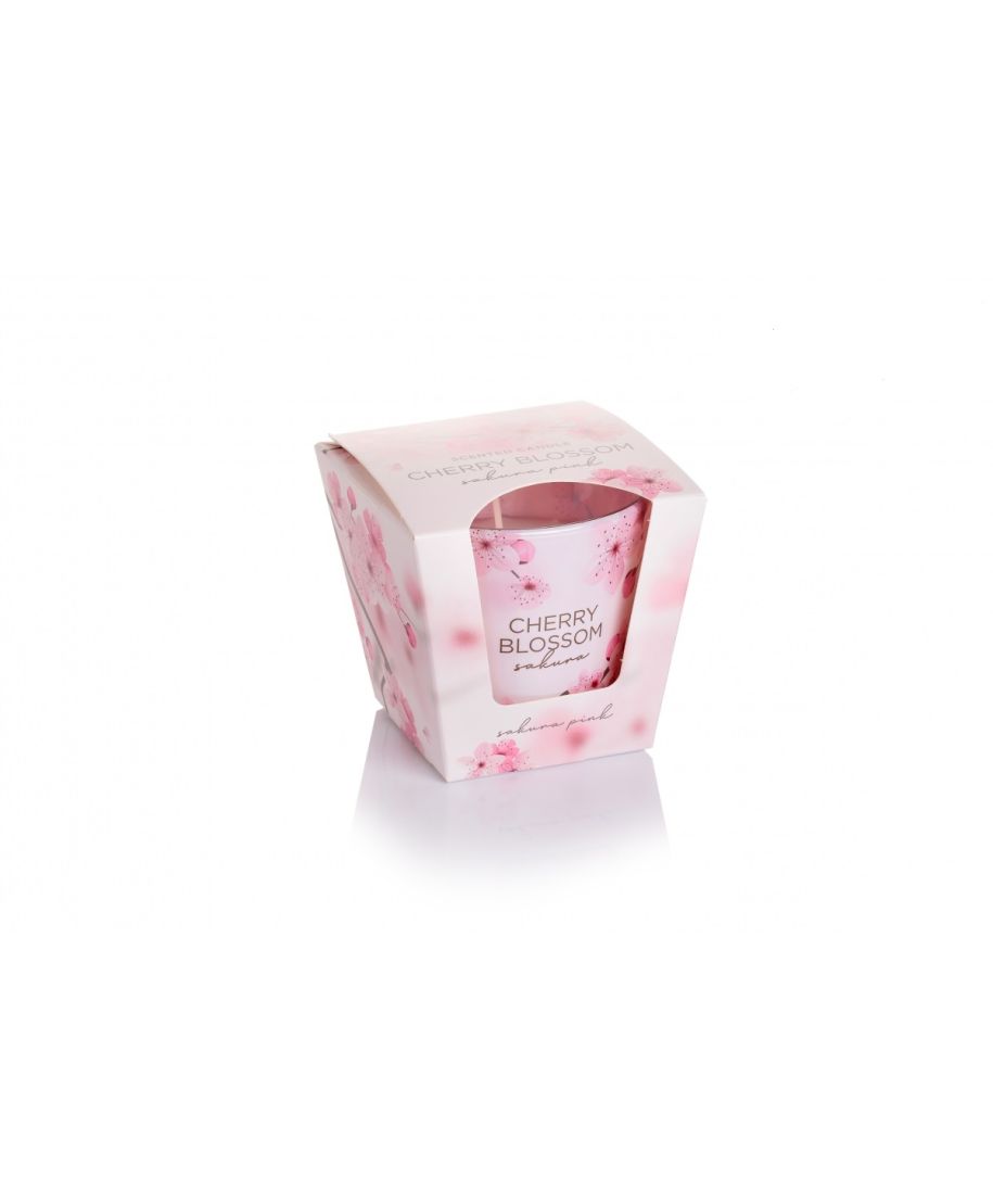 Świeca zapachowa w szkle CHERRY BLOSSOM 115g SAKURA PINK