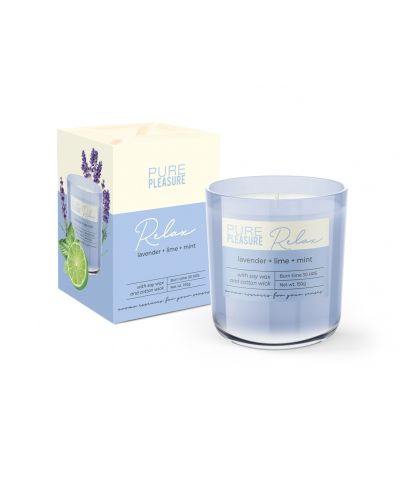 Świeca zapachowa w szkle PURE RELAX 150g