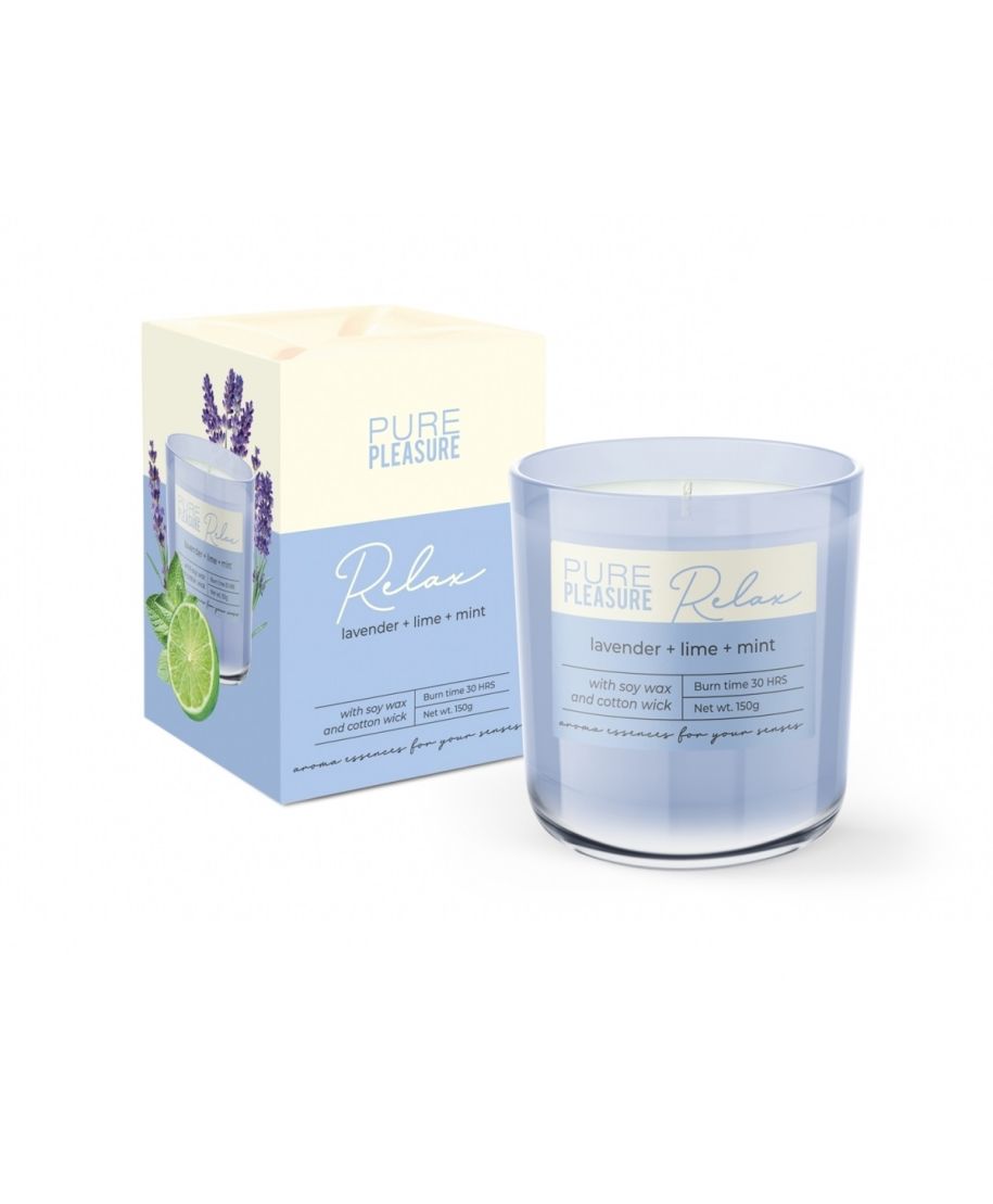 Świeca zapachowa w szkle PURE RELAX 150g