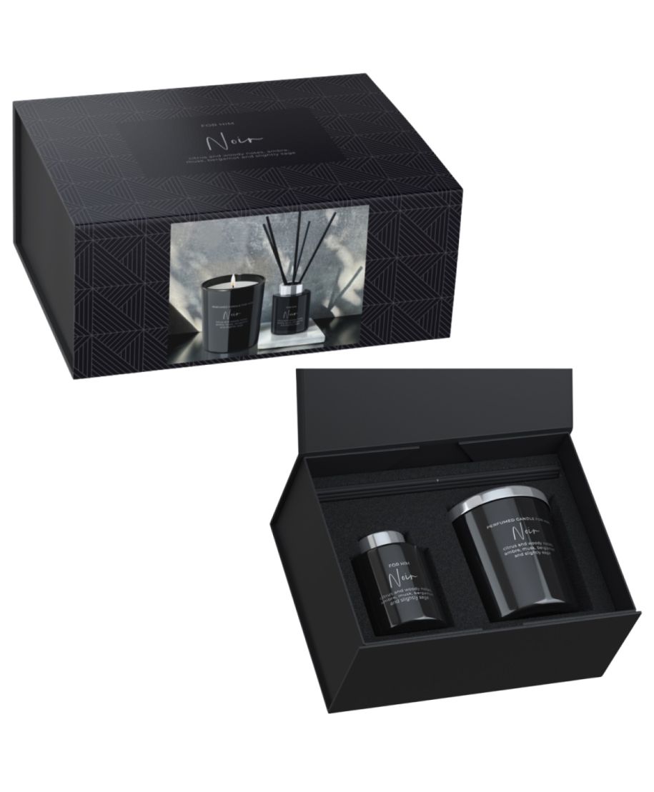 Zestaw zapachowy FOR HIM Dyfuzor i świeca zapachowa box