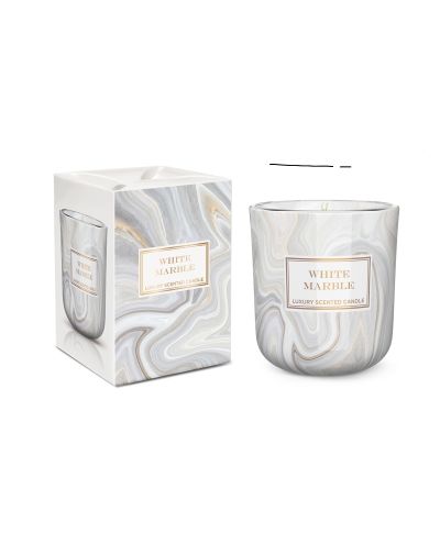Świeca zapachowa w szkle WHITE MARBLE 150 g