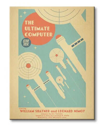 Star Trek (The Ultimate Computer) - Obraz na płótnie