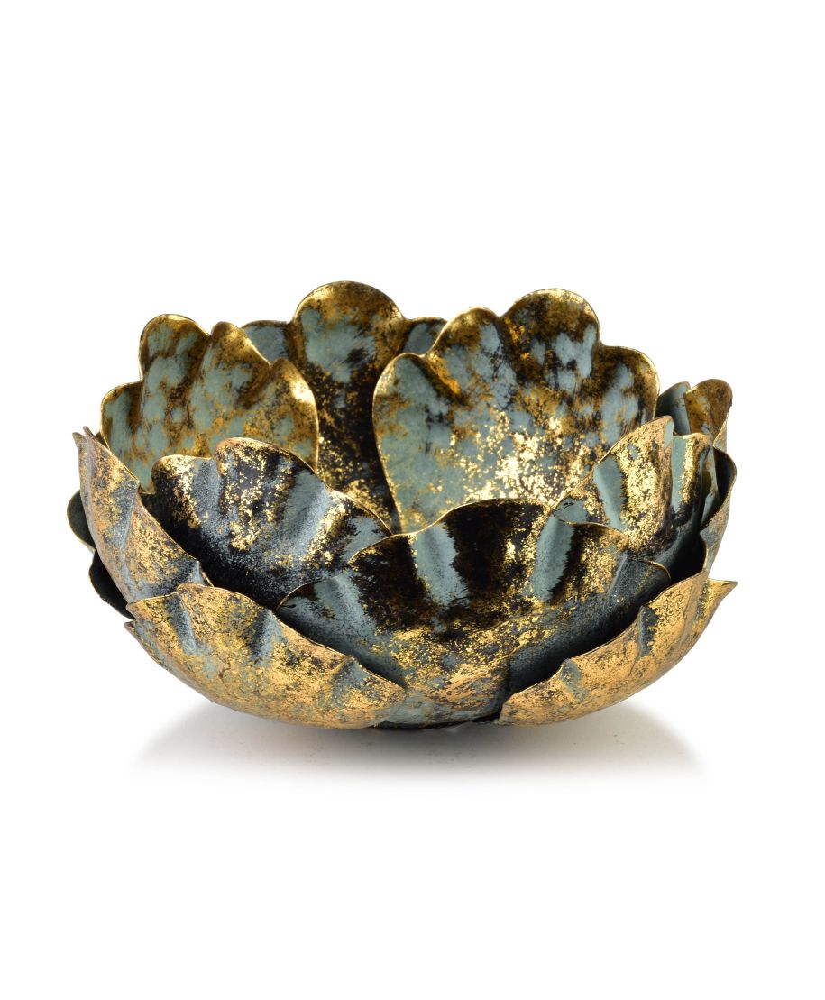 MILAGA Świecznik naczynie dekoracyjne 15x15x8cm
