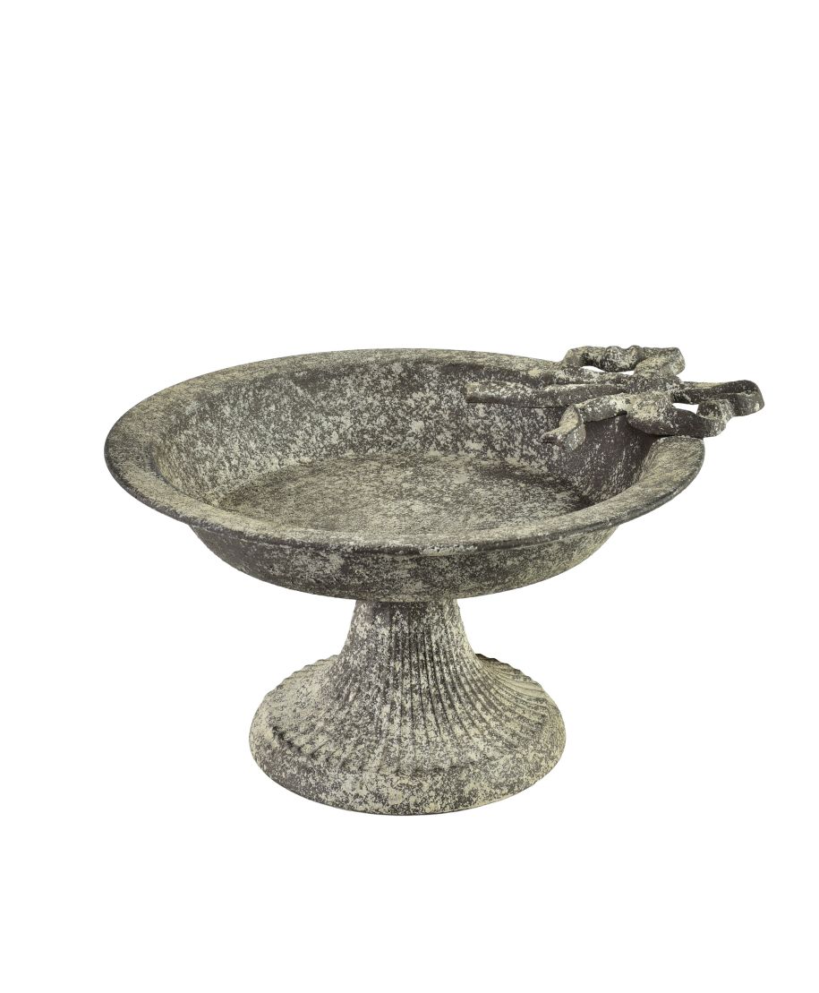 MILAGA Patera dekoracyjna 28x24,5x14 cmmetalowa kokarda