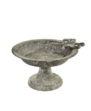 MILAGA Patera dekoracyjna 28x24,5x14 cmmetalowa kokarda
