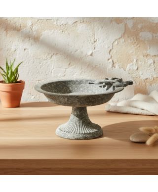 MILAGA Patera dekoracyjna 28x24,5x14 cmmetalowa kokarda