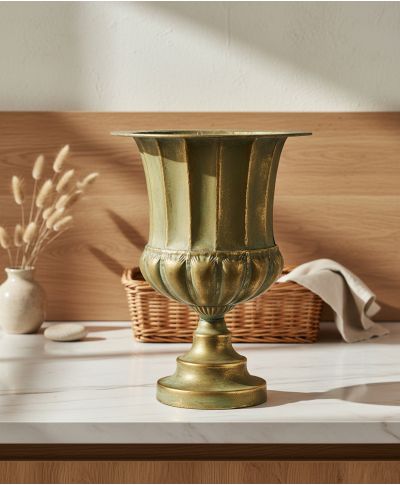 VIOLA Wazon metalowy dekoracyjny 26,5x26,5x37 cm