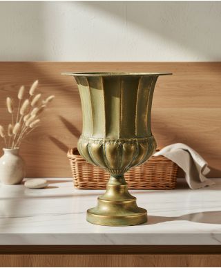 VIOLA Wazon metalowy dekoracyjny 26,5x26,5x37 cm