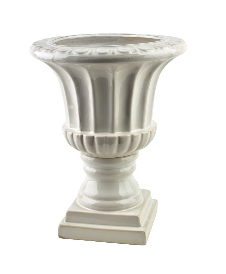 EVAM WHITE Kielich wazon 28,5x28,5x37cm