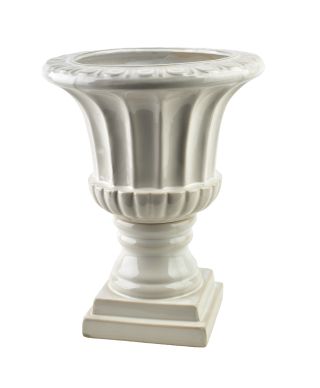 EVAM WHITE Kielich wazon 28,5x28,5x37cm