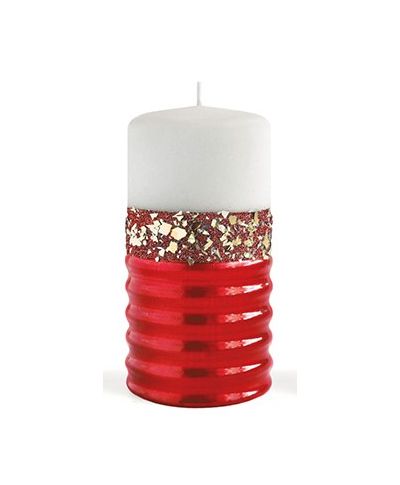 Świeca QUEEN NEW Walec średni 7x7x14cm parafinowa czerwona