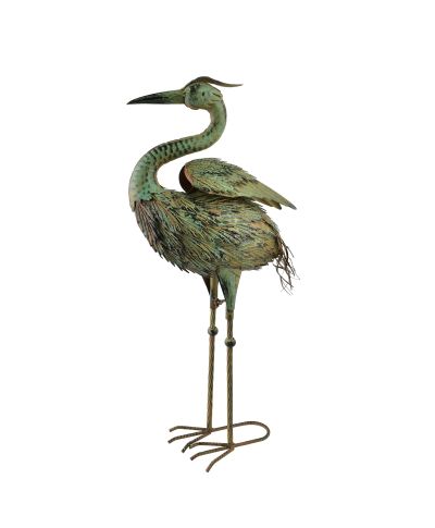 CEDRIC Figura metalowa CZAPLA 35x20x60cm