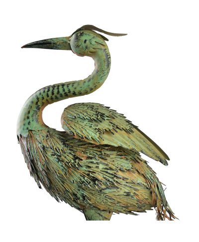 CEDRIC Figura metalowa CZAPLA 35x20x60cm
