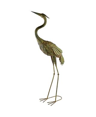 CEDRIC Figura metalowa CZAPLA 50x18x95cm