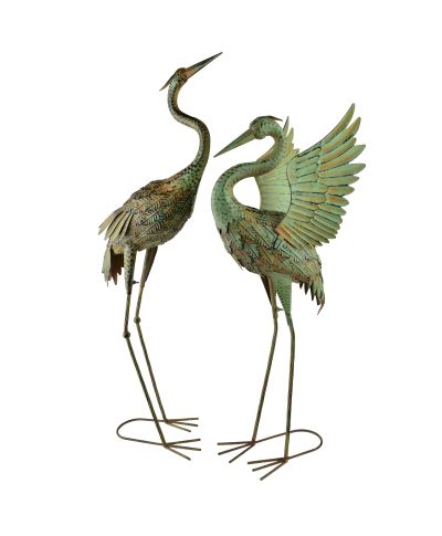 CEDRIC Figura metalowa CZAPLA 50x18x95cm