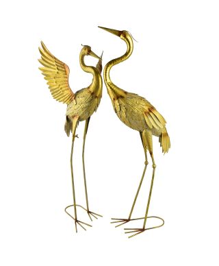 CEDRIC Figura metalowa CZAPLA 50x18x95cm