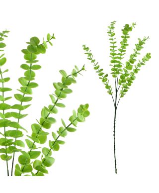 VIRIDIS Kwiat sztuczny Eukaliptus 80cm