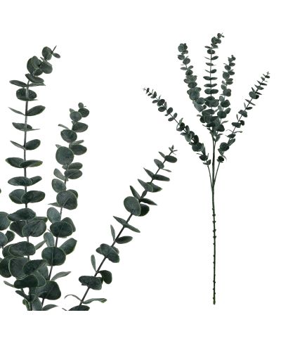 VIRIDIS Kwiat sztuczny Eukaliptus 80cm