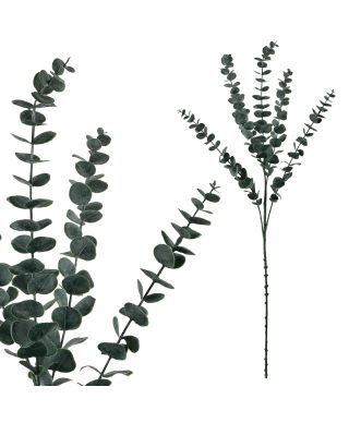 VIRIDIS Kwiat sztuczny Eukaliptus 80cm