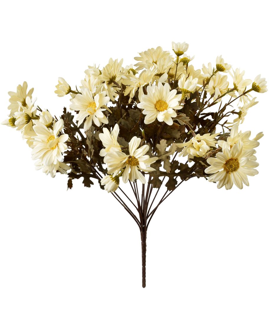 VIRIDIS Bukiet kwiatów sztucznych MARGARETKI 45cm