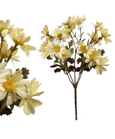 VIRIDIS Bukiet kwiatów sztucznych MARGARETKI 29cm
