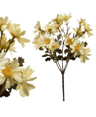 VIRIDIS Bukiet kwiatów sztucznych MARGARETKI 29cm