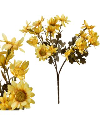 VIRIDIS Bukiet kwiatów sztucznych MARGARETKI 29cm