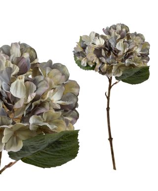 VIRIDIS Kwiat sztuczny Hortensja 35cm