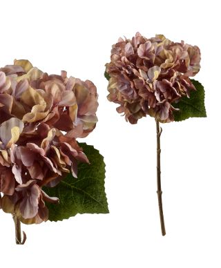 VIRIDIS Kwiat sztuczny Hortensja 35cm