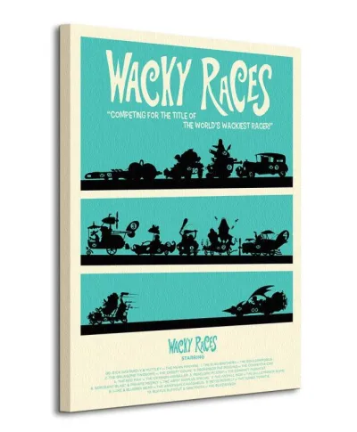 Wacky Races - Obraz na płótnie