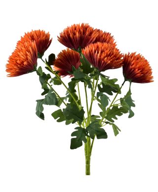VIRIDIS Bukiet 7 Chryzantem 57cm