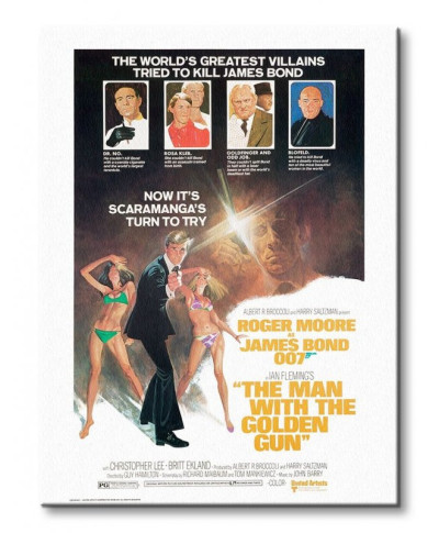 James Bond (The Man With The Golden Gun) - Obraz na płótnie