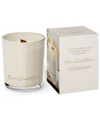 Świeca zapachowa w szkle HOME SWEET HOME 240g sojowa