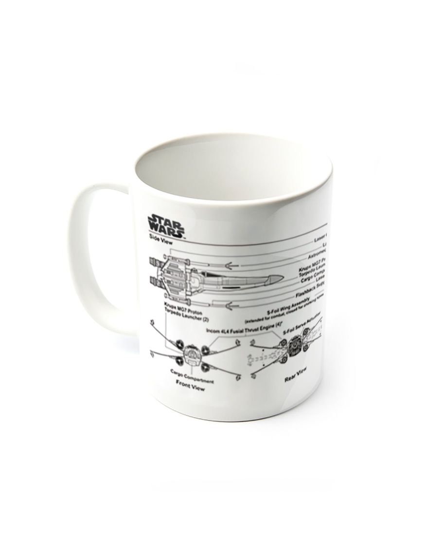 Gwiezdne Wojny Star Wars X-Wing Fighter Sketch - kubek