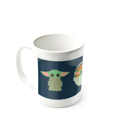 Gwiezdne Wojny Star Wars The Mandalorian Illustration - kubek