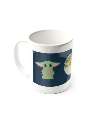 Gwiezdne Wojny Star Wars The Mandalorian Illustration - kubek