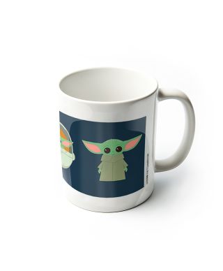Gwiezdne Wojny Star Wars The Mandalorian Illustration - kubek