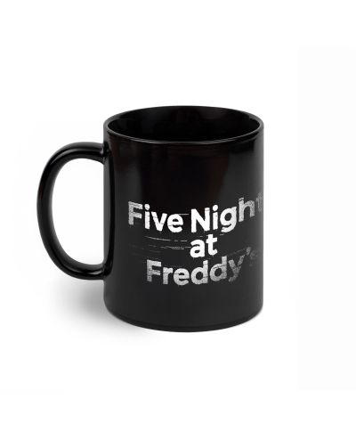Five Nights At Freddy's Freddy - czarny kubek