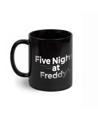 Five Nights At Freddy's Freddy - czarny kubek