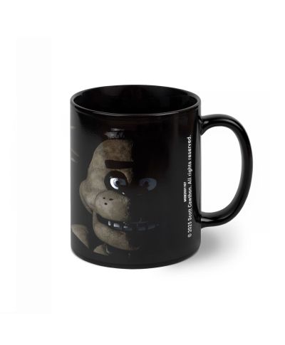 Five Nights At Freddy's Freddy - czarny kubek