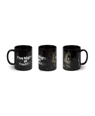 Five Nights At Freddy's Freddy - czarny kubek