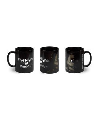 Five Nights At Freddy's Freddy - czarny kubek