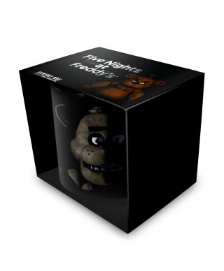 Five Nights At Freddy's Freddy - czarny kubek