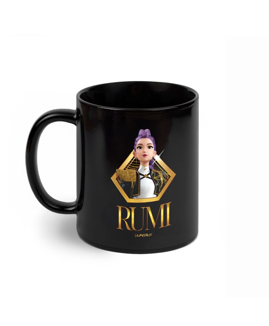 K-Pop Demon Hunters Golden Rumi - czarny kubek
