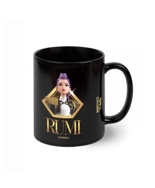 K-Pop Demon Hunters Golden Rumi - czarny kubek