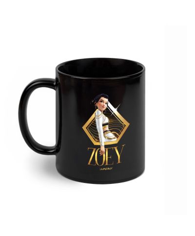 K-Pop Demon Hunters Golden Zoey - czarny kubek