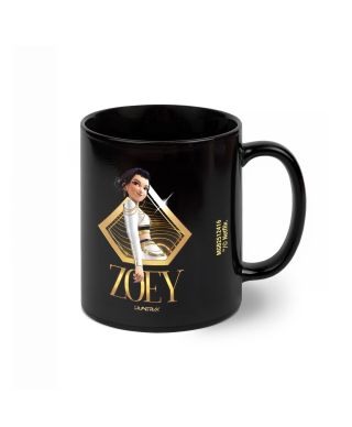K-Pop Demon Hunters Golden Zoey - czarny kubek