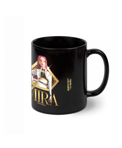 K-Pop Demon Hunters Golden Mira - czarny kubek
