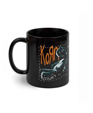 Korn Issues - czarny kubek